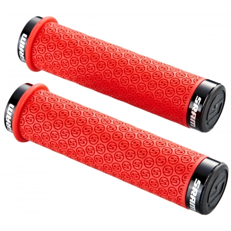 Грипсы LOCKING GRIPS DH SRAM SILICONE красные
