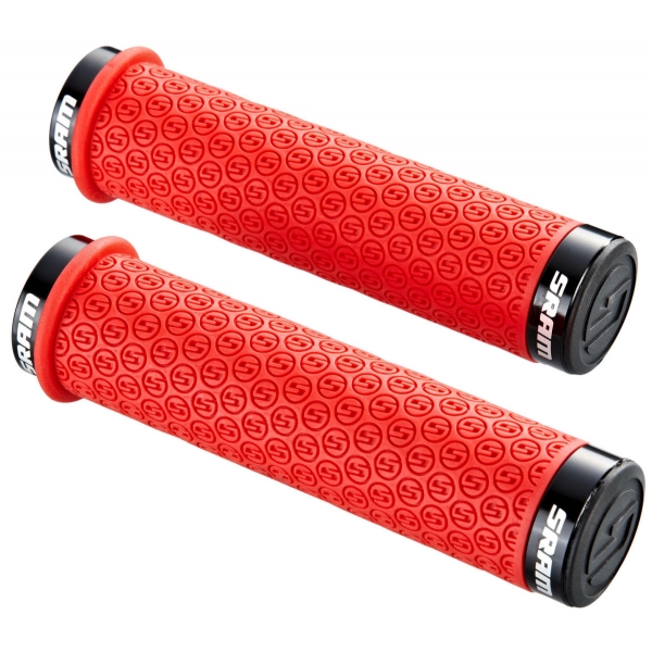 Грипсы LOCKING GRIPS DH SRAM SILICONE красные Грипсы LOCKING GRIPS DH SRAM SILICONE красные