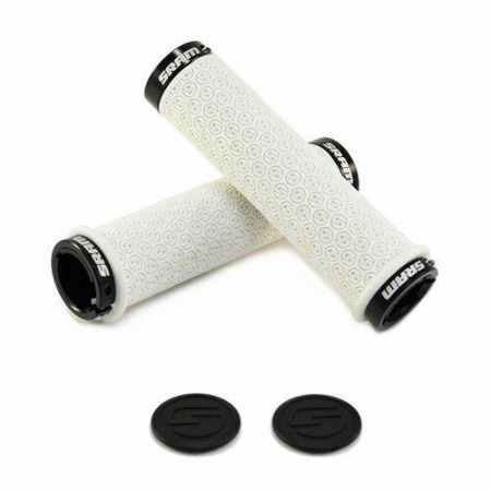 Грипсы LOCKING GRIPS DH SRAM SILICONE белые