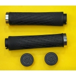 Грипсы LOCKING GRIPS GS FULL LENGTH 122 мм чёрные с серым Грипсы LOCKING GRIPS GS FULL LENGTH 122 мм чёрные с серым