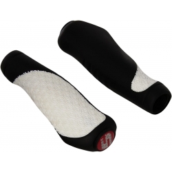 Грипсы SRAM COMFORT GRIPS 133 мм белые с чёрным