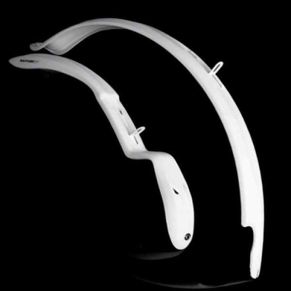 Крыло переднее и заднее 24-28" SIMPLA RAPTOR SDL пластиковые белые