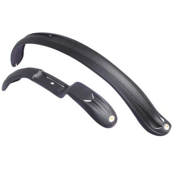 Крыло переднее и заднее 24-28" SIMPLA RAPTOR SDL пластиковые черные