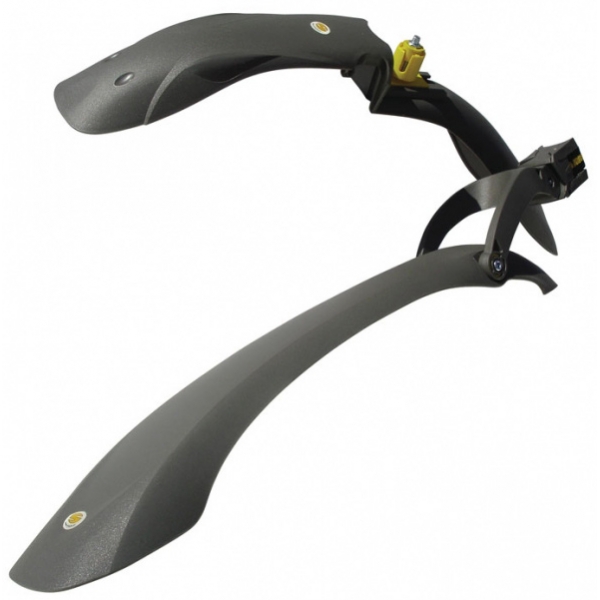 Крыло переднее и заднее 24-28" SIMPLA HAMMER 2 SDE пластиковые 360 г titanium с белыми вставками