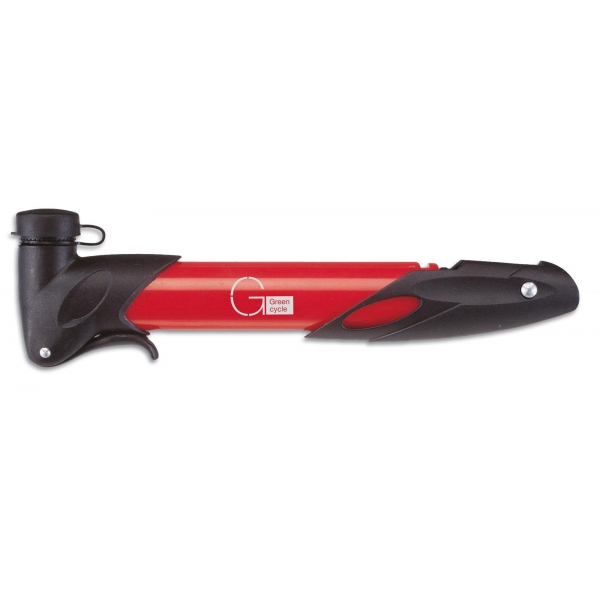 Мининасос Green Cycle GCP-77 пластиковый Presta и Schrader красный