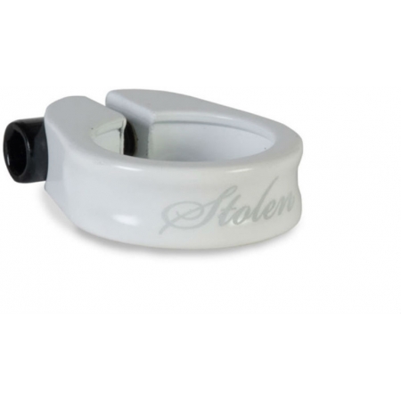Хомут STOLEN Choker Single Bolt для подседельной трубы белый