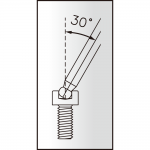 Ключ ICE TOOLZ 7M40 двухсторонний шестигранный 4 мм Ключ ICE TOOLZ 7M40 двухсторонний шестигранный 4 мм