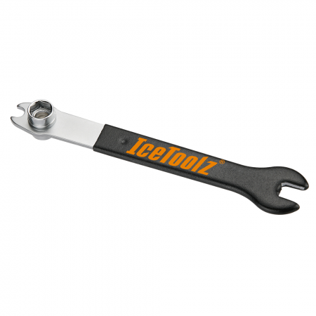 Ключ для шатунов и педалейICE TOOLZ 34A2 рожковые 10 и 15 мм, торцевые 14 и 15 мм