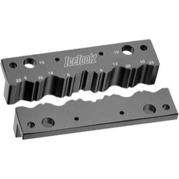 Держатель осей ICE TOOLZ E122 совместим с диаметрами 5, 9, 10, 12, 14, 20, 25, 30, 36мм