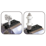 Держатель осей ICE TOOLZ E122 совместим с диаметрами 5, 9, 10, 12, 14, 20, 25, 30, 36мм