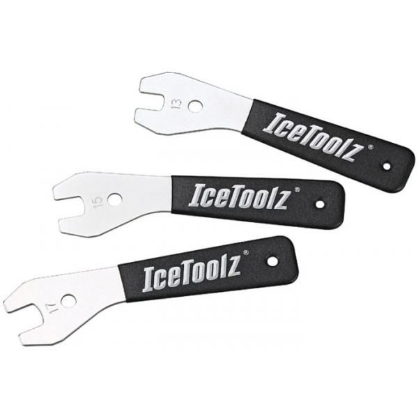 Ключи ICE TOOLZ 47X3 CR-MO конусные на 13, на 15, на 17 комплект из 3 штук