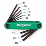 Набор из двух мультитулов Park Tool FWS-2 шестигранники и звездочки Torx Набор из двух мультитулов Park Tool FWS-2 шестигранники и звездочки Torx