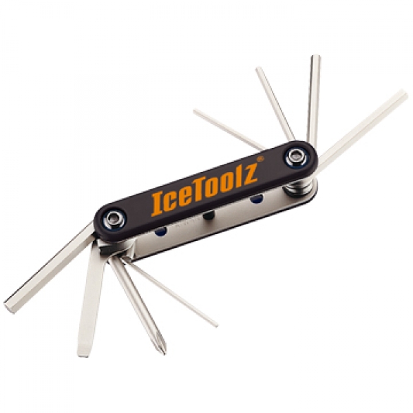 Мультитул Ice Toolz 92A1 складной 8 инструментов черный