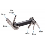 Мультитул Park Tool IB-1 I-Beam складной 6 инструментов черный