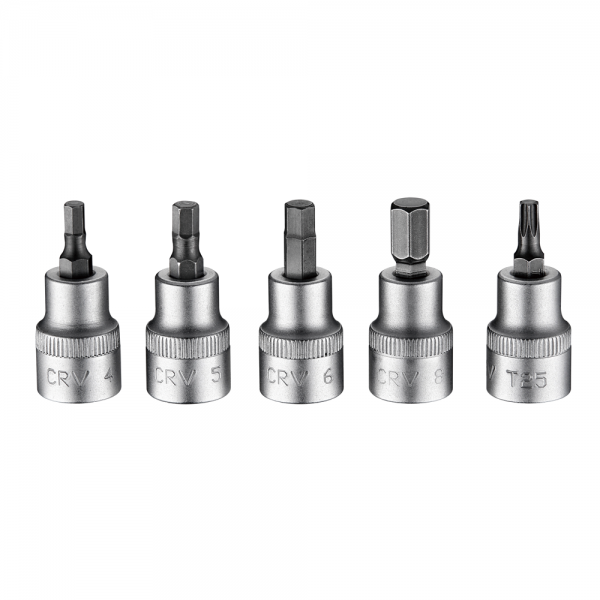 Набор головок ICE TOOLZ E21S под шестигранник 4, 5, 6, 8 hex, T-25 (звездочка) Набор головок ICE TOOLZ E21S под шестигранник 4, 5, 6, 8 hex, T-25 (звездочка)