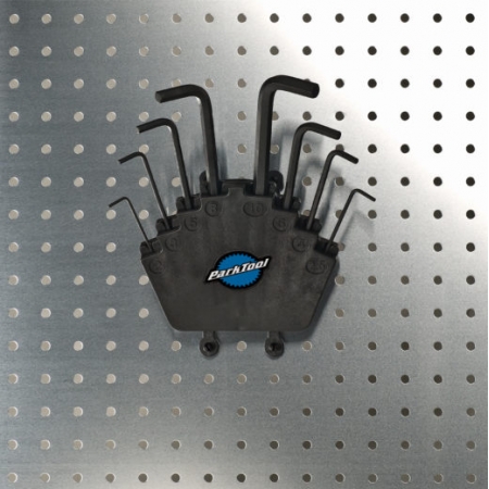 Набор шестигранников Park Tool HXS-2.2 с настенным штативом 2, 2.5, 3, 4, 5, 6, 8, 10 мм 8 единиц