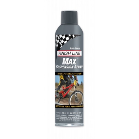 Жидкость для очистки вилок FINISH LINE Max Suspension спрей объём 360 мл