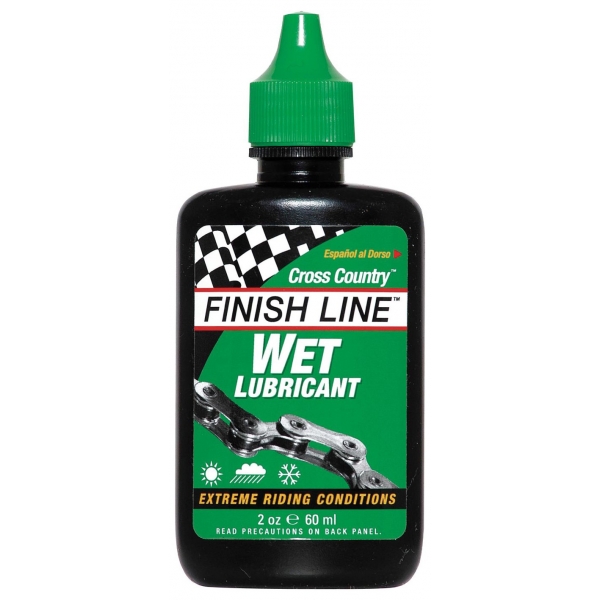 Смазка цепи для экстремальных условий FINISH LINE SYNTHETIC Cross Country объем 60 мл