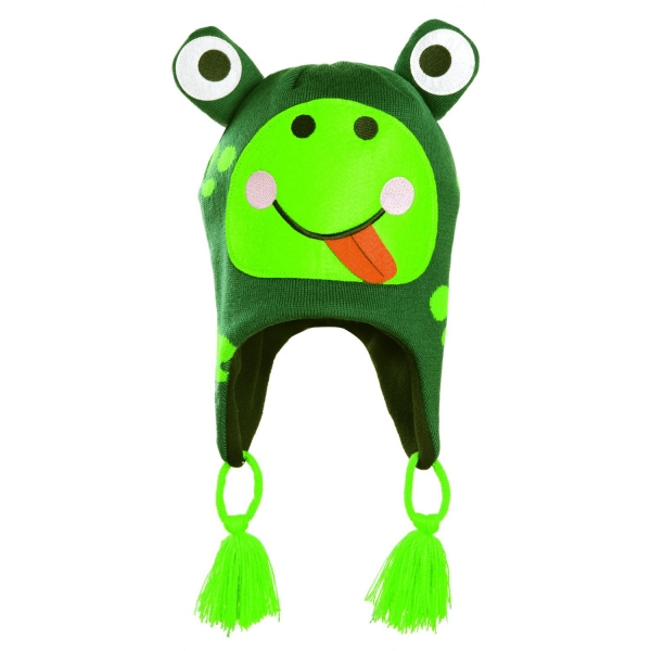 Шапка детская Kombi Bob the Frog Лягушка зеленая