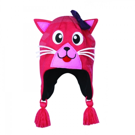 Шапка детская Kombi Kit the Cat pink Кошка розовая