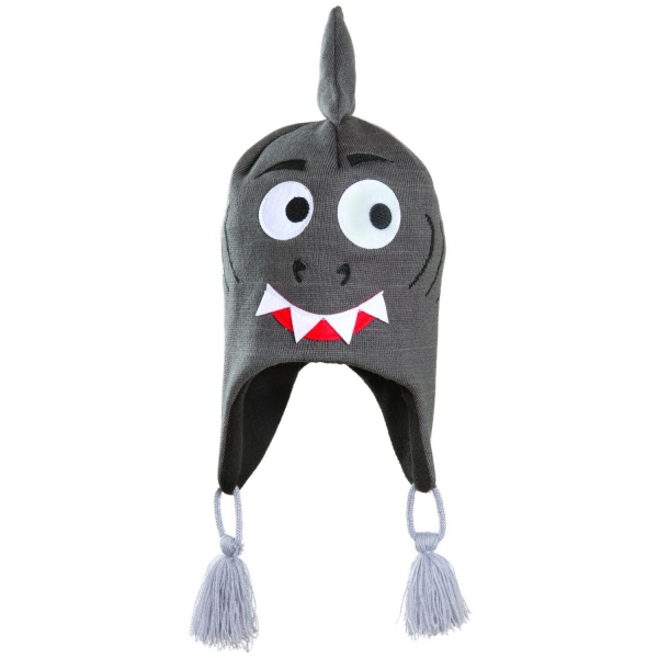 Шапка детская Kombi Spooky the Shark Акула серая