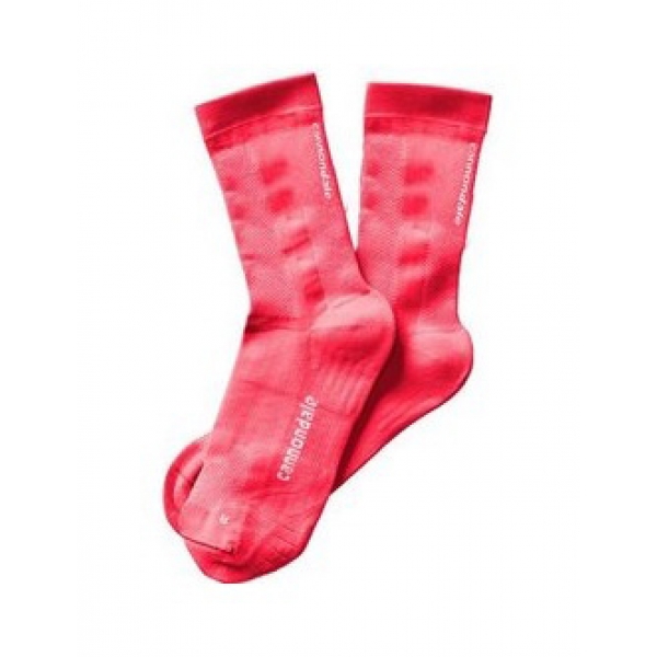 Велоноски Cannondale High Socks размер M розовые