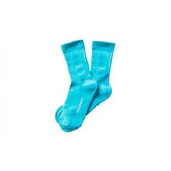 Велоноски Cannondale High Socks размер S голубые