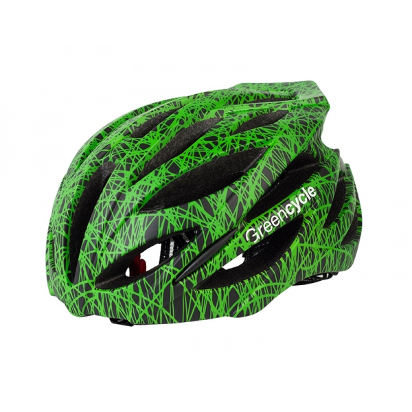 Шлем Green Cycle Alleycat размер 54-58 см матовый черно-зеленый