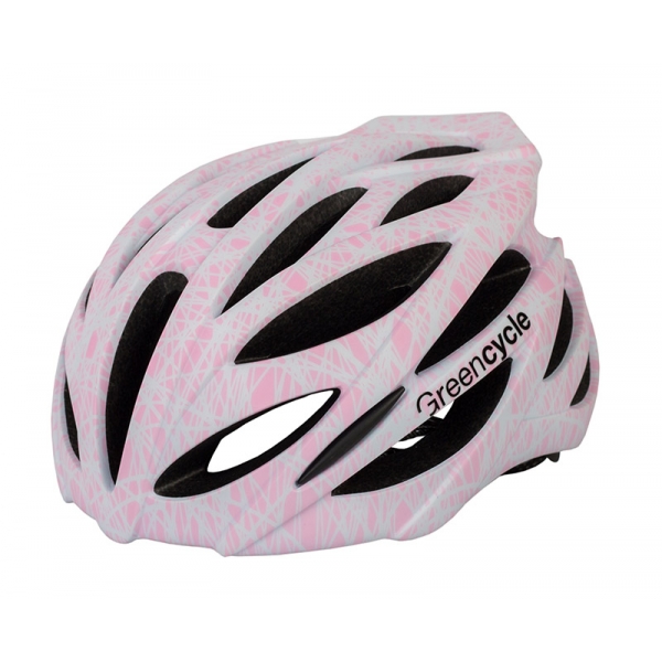 Шлем Green Cycle Alleycat размер 58-61 см матовый серо-розовый