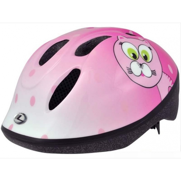 Детский шлем Longus FUNN 2.0 Pink Cat размер 48-54 см розовый
