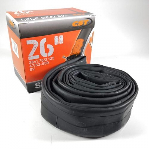 Камера 26"х1,75/2,125 самоклеющаяся с герметиком авто ниппель