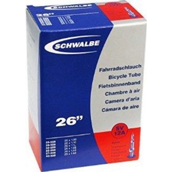 Камера 26" x 1.00"-1.50" (25/40-559) Schwalbe SV12A ниппель SV 40 мм AGV