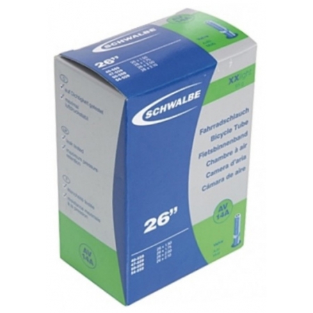 Камера 26" x 1.50"-2.35" (40/60-559) Schwalbe AV14 ниппель AV 40 мм Extra Light AGV