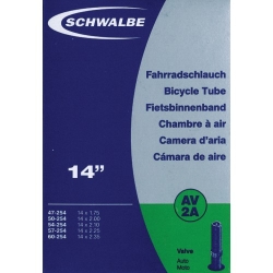 Камера 14" х 1.75"-2.35" (47/60-254) Schwalbe AV2A ниппель AV 40 мм AGV