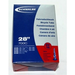 Камера 28" (700C) x 1 1/8" - 1 1/4" (28/32-622/630) Schwalbe SV16 ниппель SV 40 мм AGV