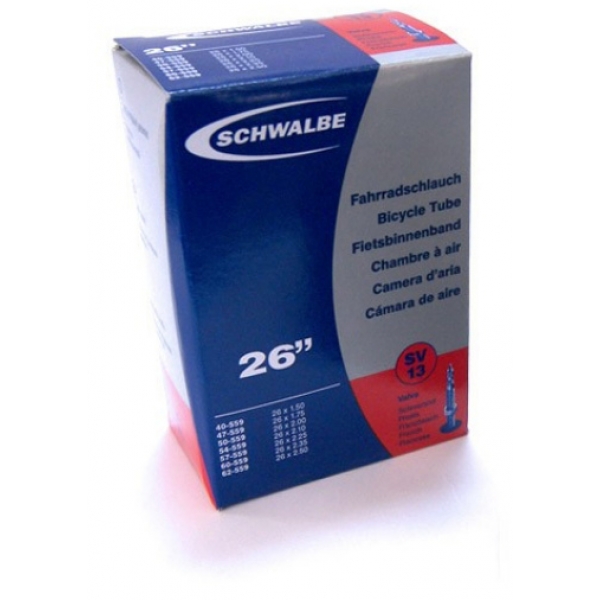 Камера 26" x 1.50"-2.50" (40/62-559) Schwalbe SV13 ниппель SV 40 мм AGV