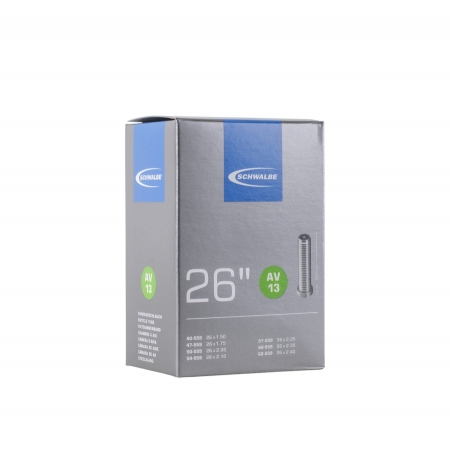 Камера 26" x 1.50"-2.50" (40/62-559) Schwalbe AV13 ніпель AV 40 мм AGV