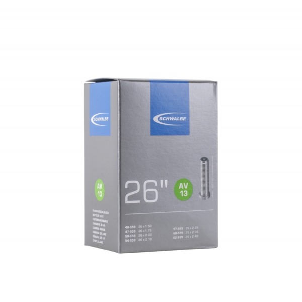 Камера 26" x 1.50"-2.50" (40/62-559) Schwalbe AV13 ніпель AV 40 мм AGV