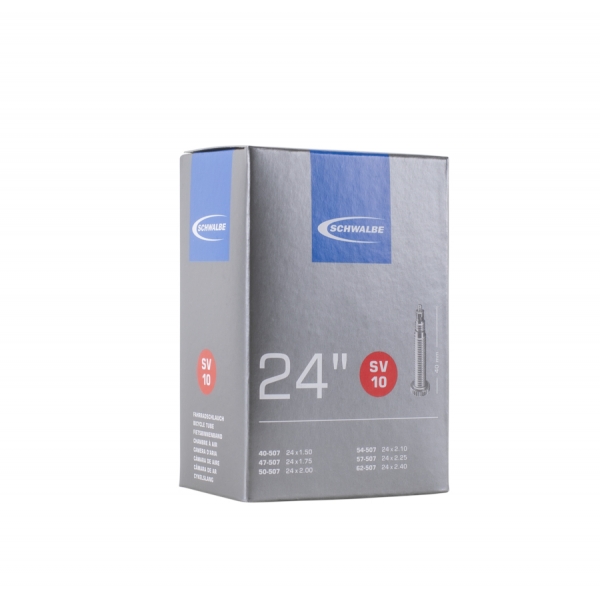 Камера 24" x 1.50"-2.35" (40/62-507) Schwalbe SV10 ніпель SV 40 мм AGV