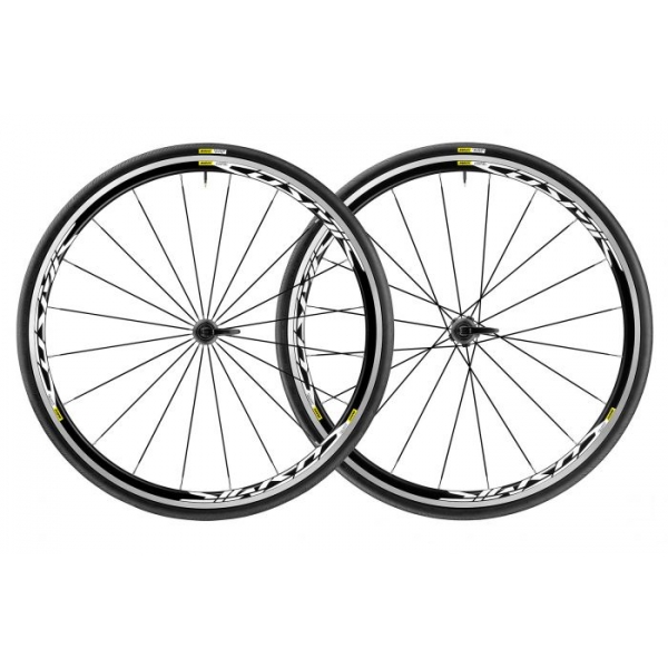 Колесо переднее и заднее 28" шоссе Mavic COSMIC ELITE UST с покрышкой бескамерные под ободной тормоз ось 9 мм