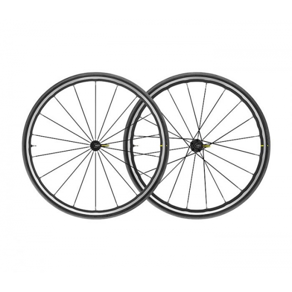 Колесо переднее и заднее 28" шоссе Mavic KSYRIUM ELITE UST с покрышкой бескамерные под ободной тормоз ось 9 мм