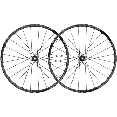 Колесо переднее и заднее 27,5" МТБ Mavic CROSSMAX ELITE бескамерные под дисковый тормоз ось 15/12 мм с адаптерами на QR 9 мм