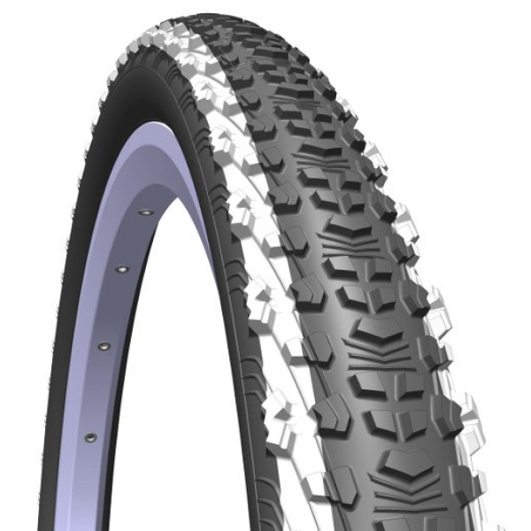 Покрышка 26" x 2.10" (54-559) MITAS Rubena SCYLLA V75 черная с белой полосой