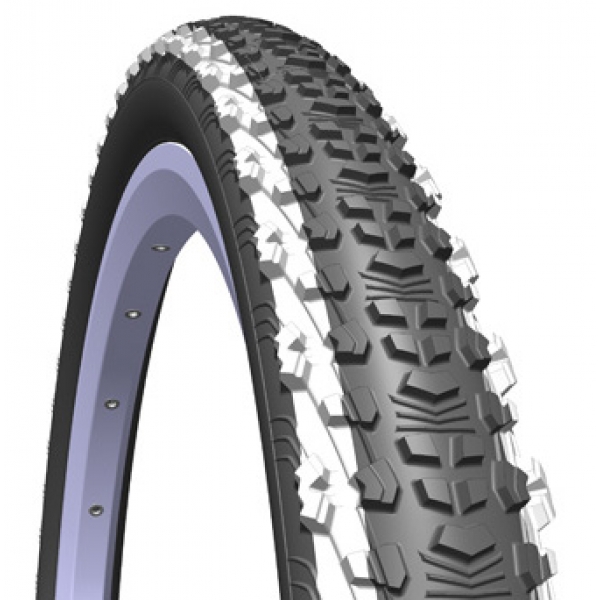 Покрышка 29" x 2.10" (54-622) MITAS Rubena OCELOT V85 черная с белой полосой