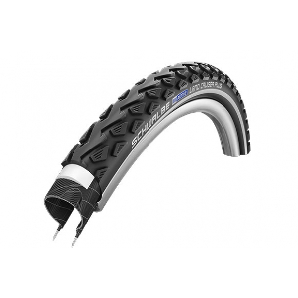Покрышка 28" x 1.75" (47-622) Schwalbe LAND CRUISER PLUS PunctureGuard RT HS450 SBC черная