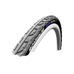 Покрышка 24" x 1.00" (25-540) Schwalbe DOWNTOWN K-Guard HS342 GRC серая с черной боковиной