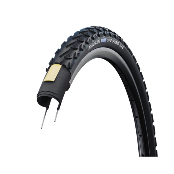 Покришка 28" x 1.75" (47-622) Schwalbe LAND CRUISER K-Guard HS450 B/B SBC чорна