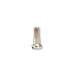 Спицы CN Spoke стальные длина 190 мм с хромированным ниппелем 16 мм 14G в упаковке 100 шт черные