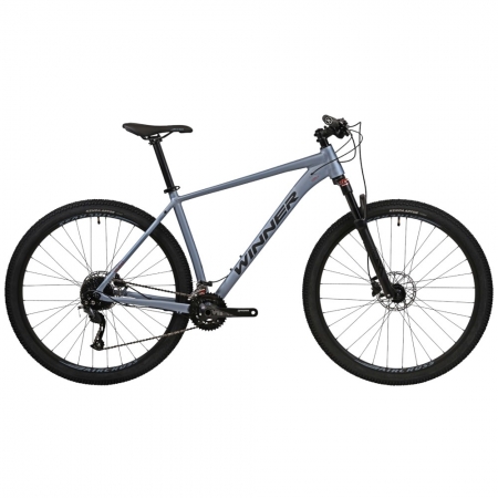 Велосипед 29" Winner Solid GT сірий матовий 2024