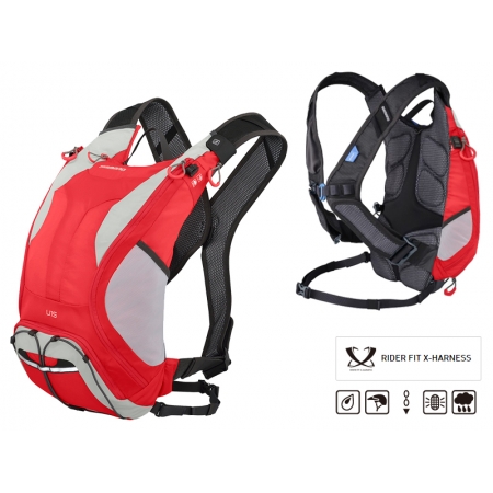 Рюкзак Shimano UNZEN 15L Hydration Daypack красно-серый